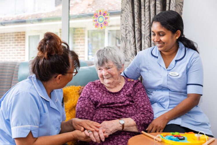 residents with care team
