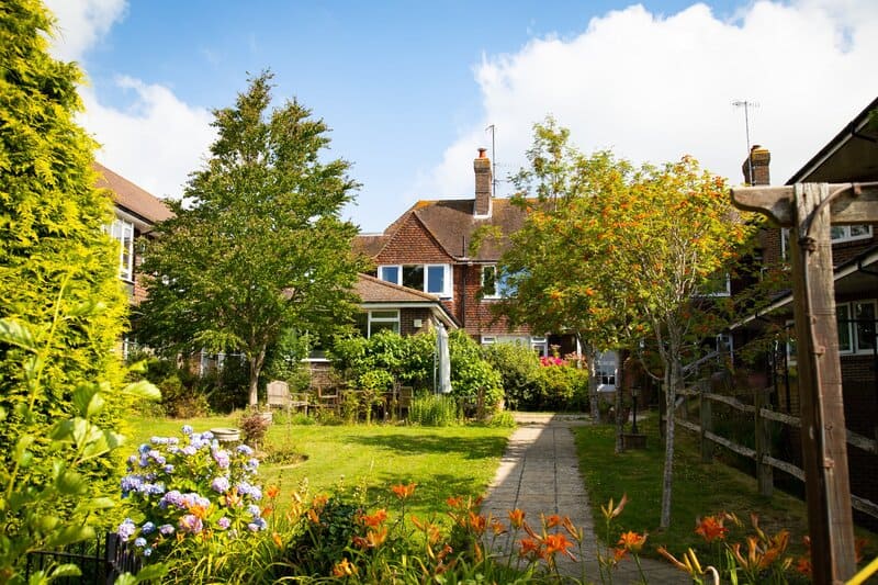 outside of ashridge court and gardens