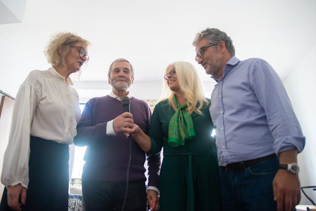 residents doing karaoke 