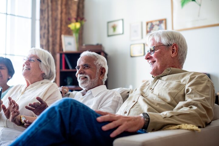 older people sat down